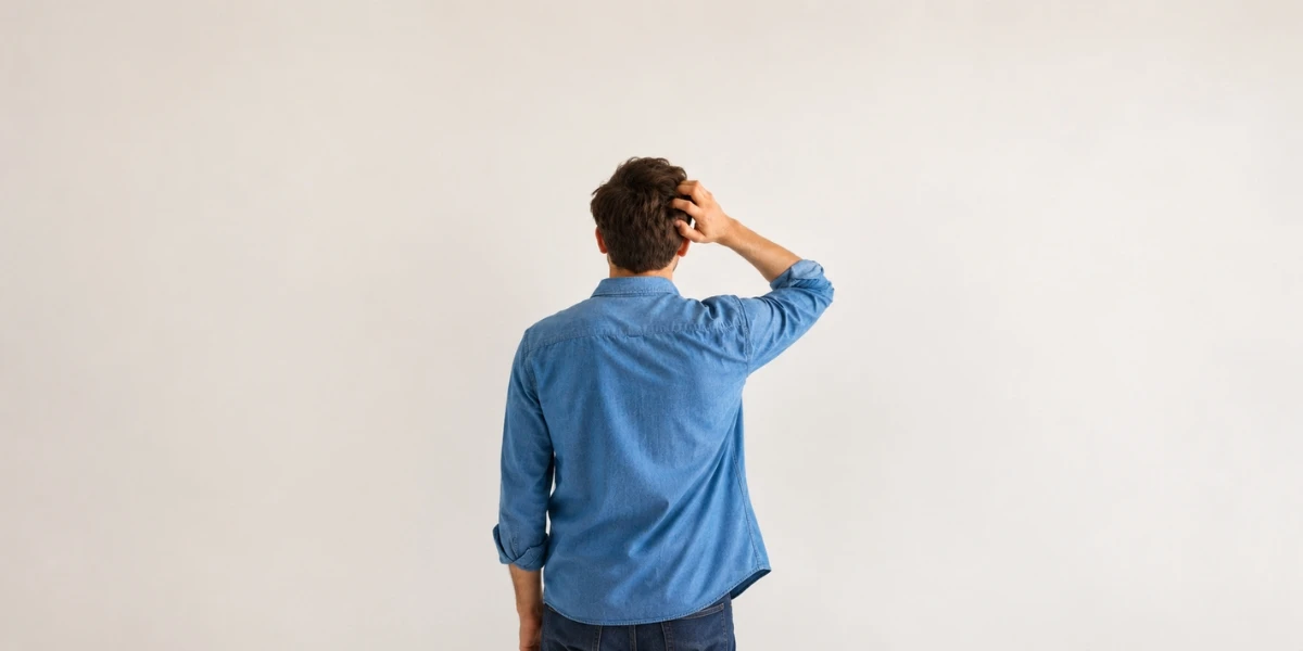 Homme qui se questionne
