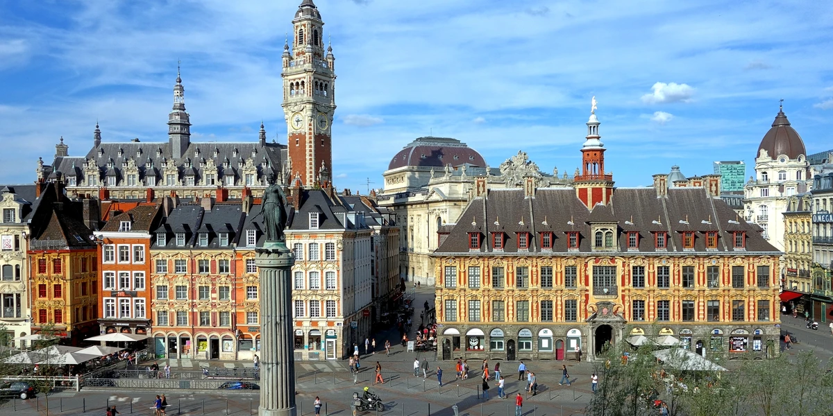 Vue de Lille : la Grand-Place