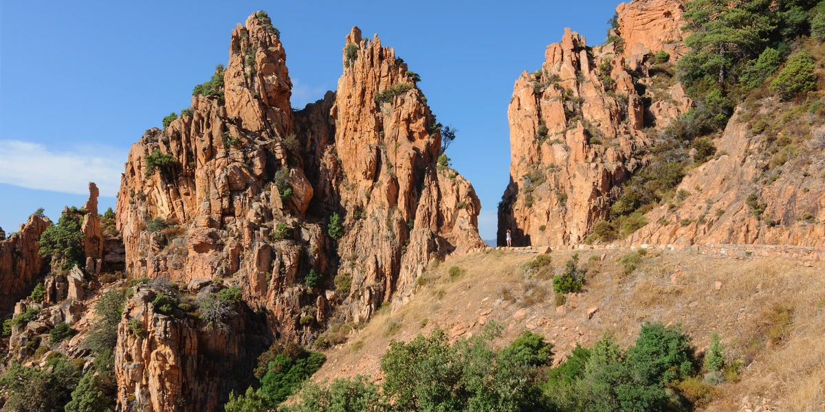 Paysage de Corse : les calanques de Piana